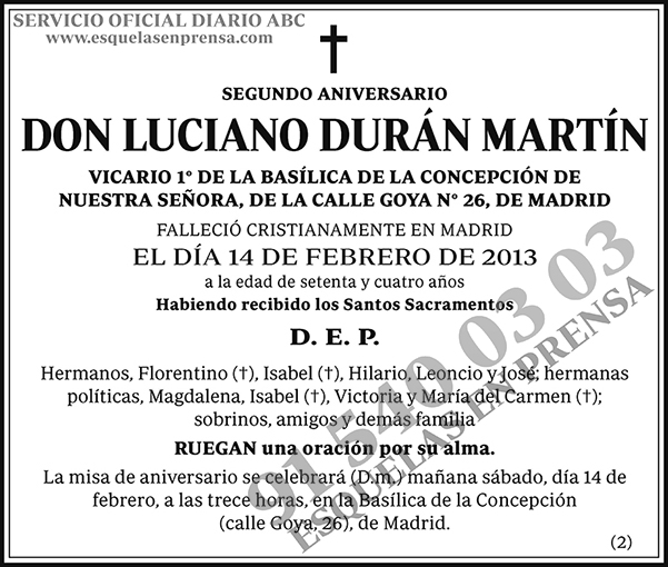 Luciano Durán Martín